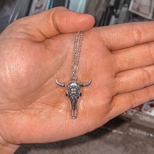 Longhorn Western Necklace